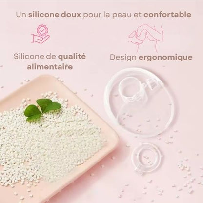Tire-lait électrique discret et ergonomique – Sans BPA, avec options chauffage & stérilisation