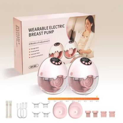 Tire-lait électrique discret et ergonomique – Sans BPA, avec options chauffage & stérilisation